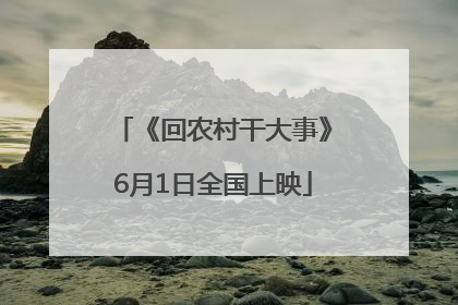 《回农村干大事》6月1日全国上映
