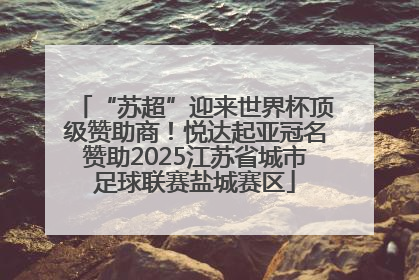 “苏超”迎来世界杯顶级赞助商！悦达起亚冠名赞助2025江苏省城市足球联赛盐城赛区