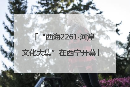 “西海2261·河湟文化大集”在西宁开幕