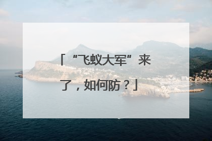 “飞蚁大军”来了，如何防？