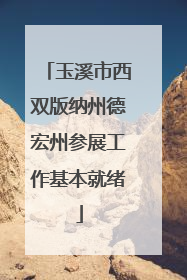 玉溪市西双版纳州德宏州参展工作基本就绪