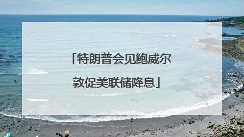 特朗普会见鲍威尔 敦促美联储降息
