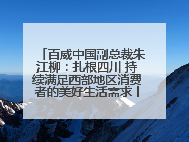 百威中国副总裁朱江柳：扎根四川 持续满足西部地区消费者的美好生活需求丨西望四川
