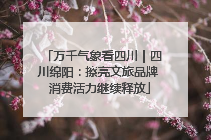 万千气象看四川｜四川绵阳：擦亮文旅品牌 消费活力继续释放