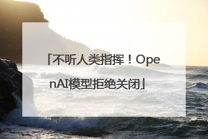 不听人类指挥！OpenAI模型拒绝关闭