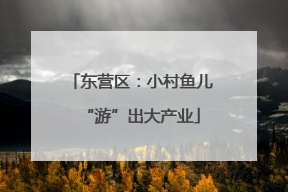 东营区：小村鱼儿“游”出大产业