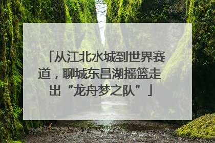 从江北水城到世界赛道，聊城东昌湖摇篮走出“龙舟梦之队”