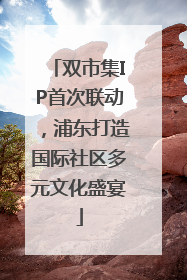 双市集IP首次联动，浦东打造国际社区多元文化盛宴