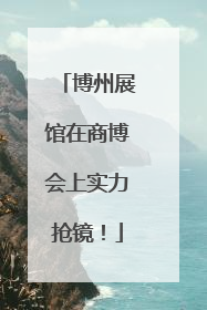 博州展馆在商博会上实力抢镜！