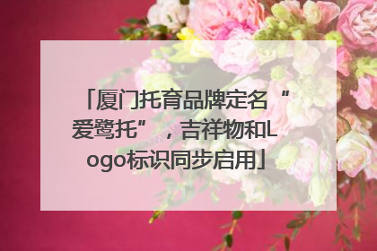 厦门托育品牌定名“爱鹭托”，吉祥物和Logo标识同步启用