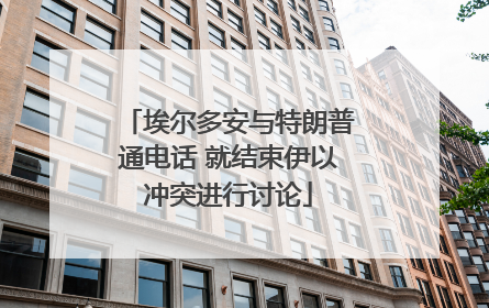 埃尔多安与特朗普通电话 就结束伊以冲突进行讨论