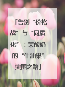 告别“价格战”与“同质化”：茉酸奶的“牛油果”突围之路