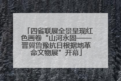 四省联展全景呈现红色画卷“山河永固——晋冀鲁豫抗日根据地革命文物展”开幕