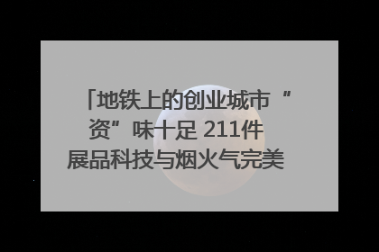 地铁上的创业城市“资”味十足 211件展品科技与烟火气完美融合｜西博视界
