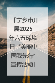 宁乡市开展2025年六五环境日“美丽中国我先行”宣传活动