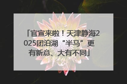 官宣来啦！天津静海2025团泊湖“半马”更有新意、大有不同