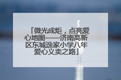 微光成炬，点亮爱心地图——济南高新区东城逸家小学八年爱心义卖之路
