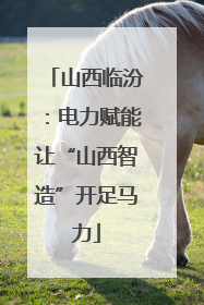 山西临汾：电力赋能让“山西智造”开足马力
