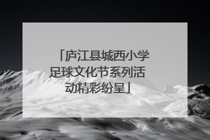 庐江县城西小学足球文化节系列活动精彩纷呈