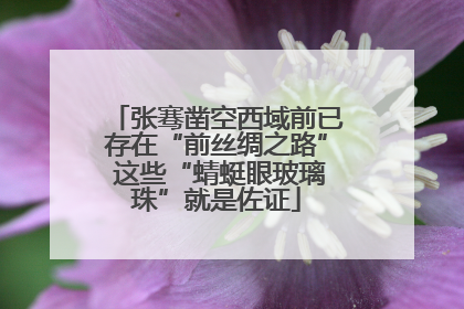 张骞凿空西域前已存在“前丝绸之路” 这些“蜻蜓眼玻璃珠”就是佐证