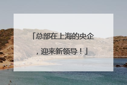 总部在上海的央企，迎来新领导！