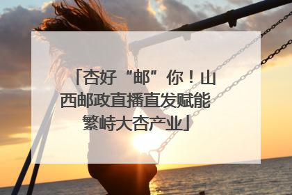 杏好“邮”你！山西邮政直播直发赋能繁峙大杏产业