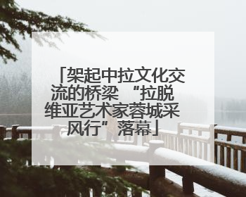架起中拉文化交流的桥梁 “拉脱维亚艺术家蓉城采风行”落幕