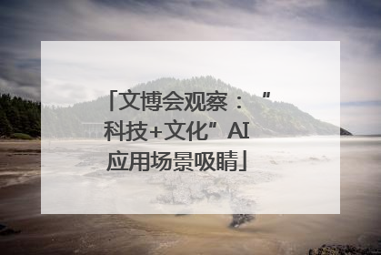 文博会观察：“科技+文化”AI应用场景吸睛