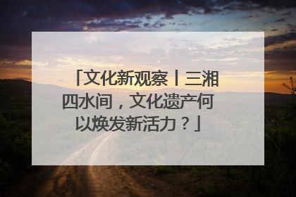 文化新观察丨三湘四水间，文化遗产何以焕发新活力？