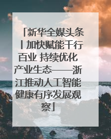 新华全媒头条丨加快赋能千行百业 持续优化产业生态——浙江推动人工智能健康有序发展观察