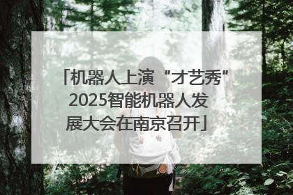 机器人上演“才艺秀” 2025智能机器人发展大会在南京召开