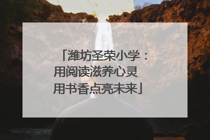 潍坊圣荣小学：用阅读滋养心灵 用书香点亮未来