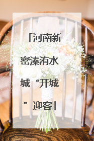 河南新密溱洧水城“开城”迎客