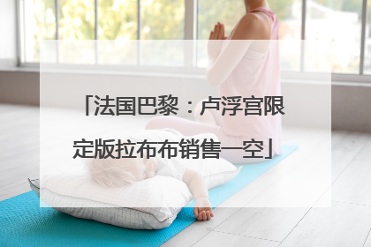 法国巴黎：卢浮宫限定版拉布布销售一空