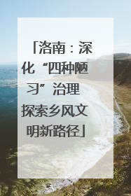 洛南：深化“四种陋习”治理 探索乡风文明新路径