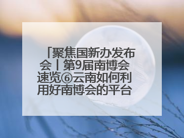 聚焦国新办发布会丨第9届南博会速览⑥云南如何利用好南博会的平台带动作用，深化与南亚国家的交流与合作？