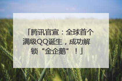 腾讯官宣：全球首个满级QQ诞生，成功解锁“金企鹅”！
