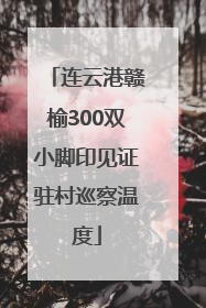 连云港赣榆300双小脚印见证驻村巡察温度