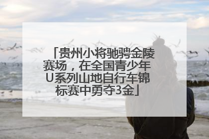 贵州小将驰骋金陵赛场，在全国青少年U系列山地自行车锦标赛中勇夺3金