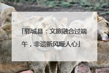 郓城县：文旅融合过端午，非遗新风暖人心