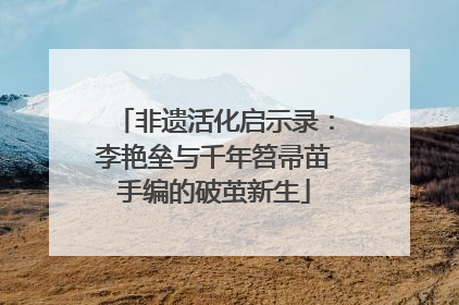 非遗活化启示录：李艳垒与千年笤帚苗手编的破茧新生
