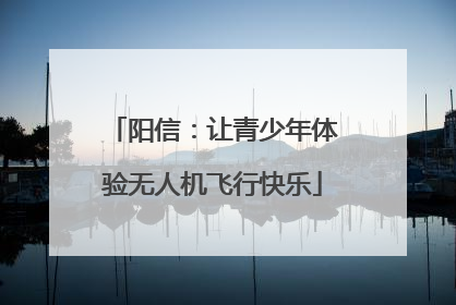 阳信：让青少年体验无人机飞行快乐