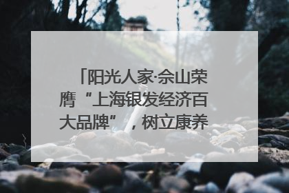 阳光人家·佘山荣膺“上海银发经济百大品牌”，树立康养行业新标杆