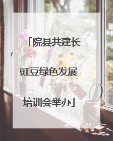 院县共建长豇豆绿色发展培训会举办