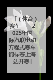 （体育）赛车——2025年国际汽联电动方程式赛车锦标赛上海站开赛