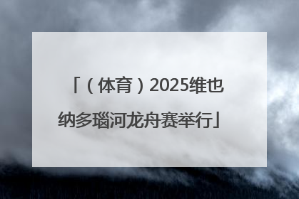 （体育）2025维也纳多瑙河龙舟赛举行