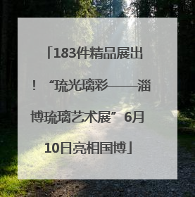 183件精品展出！“琉光璃彩——淄博琉璃艺术展”6月10日亮相国博