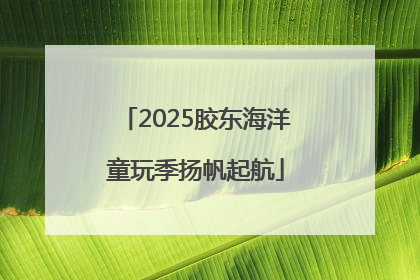 2025胶东海洋童玩季扬帆起航