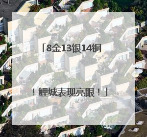 8金13银14铜！鲤城表现亮眼！